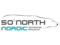 50 Degrees North travel logo
