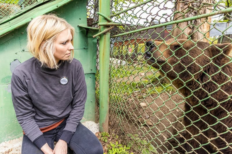 Lina Wildlife Campaign Manager with Baloo