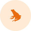A frog icon