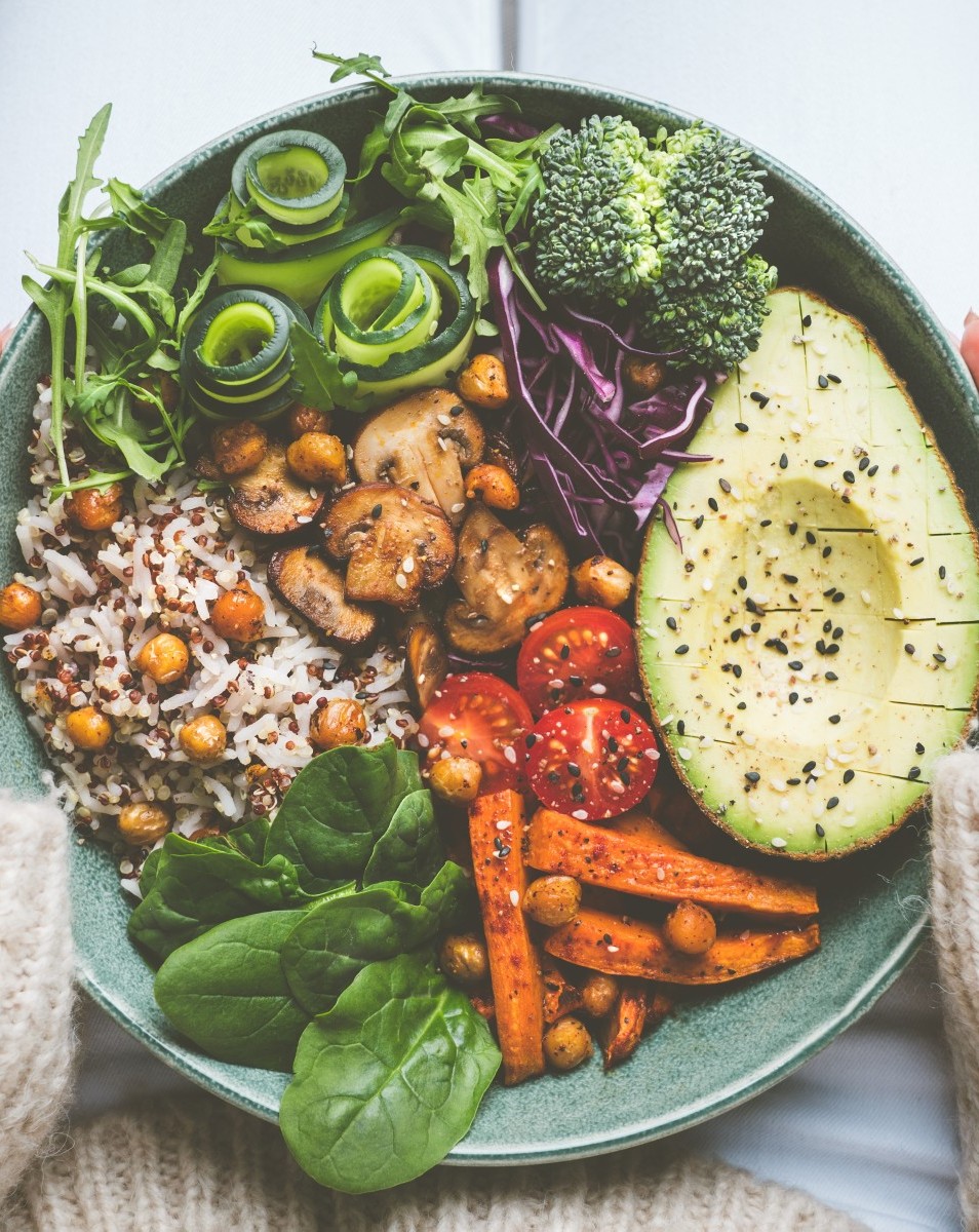 A bowl of vegetables plant-based diet