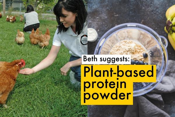 Beth suggests plant-based protein powder