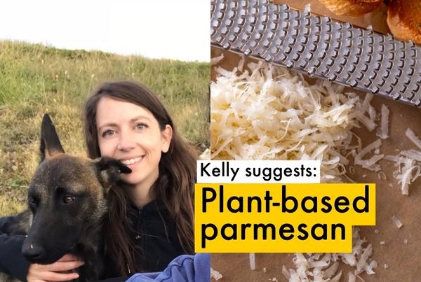 Kelly suggests plant-based parmesan
